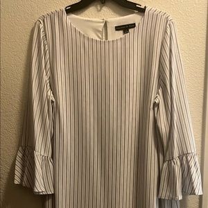 Preston and York size 14 black and white Renee striped dress. Brand new